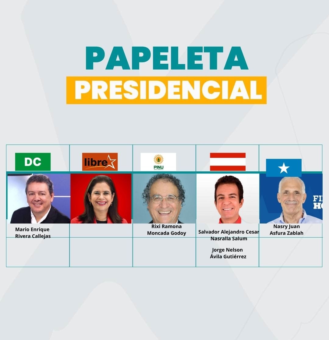 Sí, así estará conformada la papeleta electoral para las elecciones generales 2025