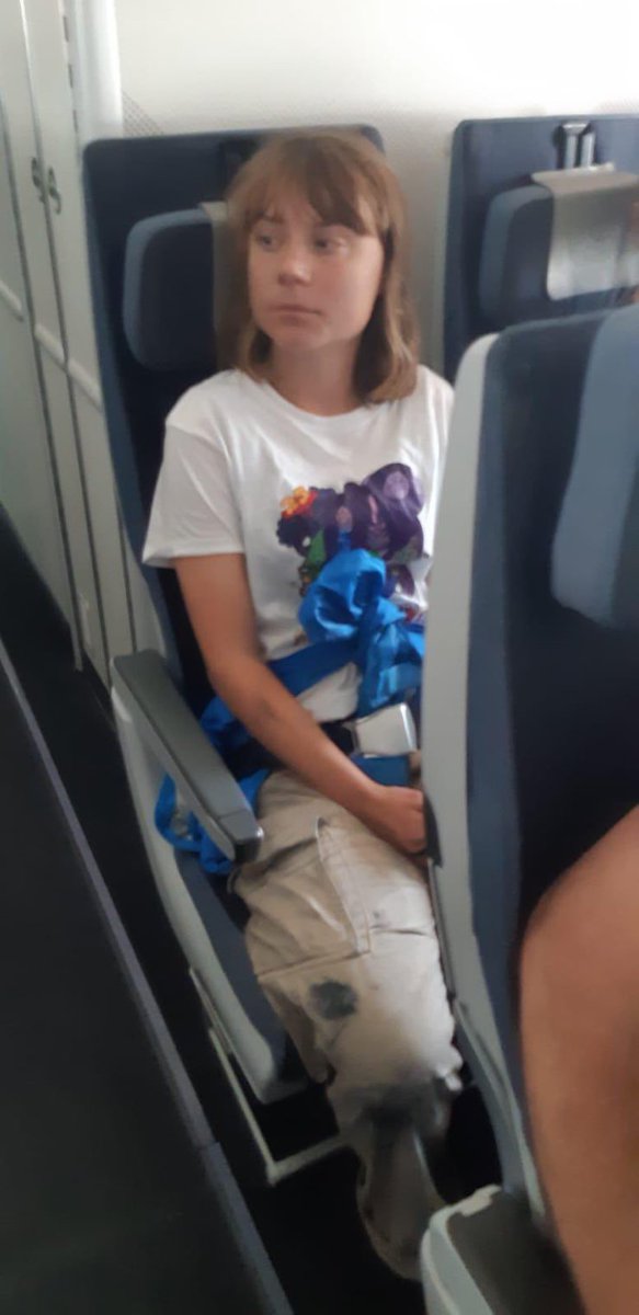 No, Greta Thunberg no fue “rehén” en Israel, pero sí fue detenida y deportada.