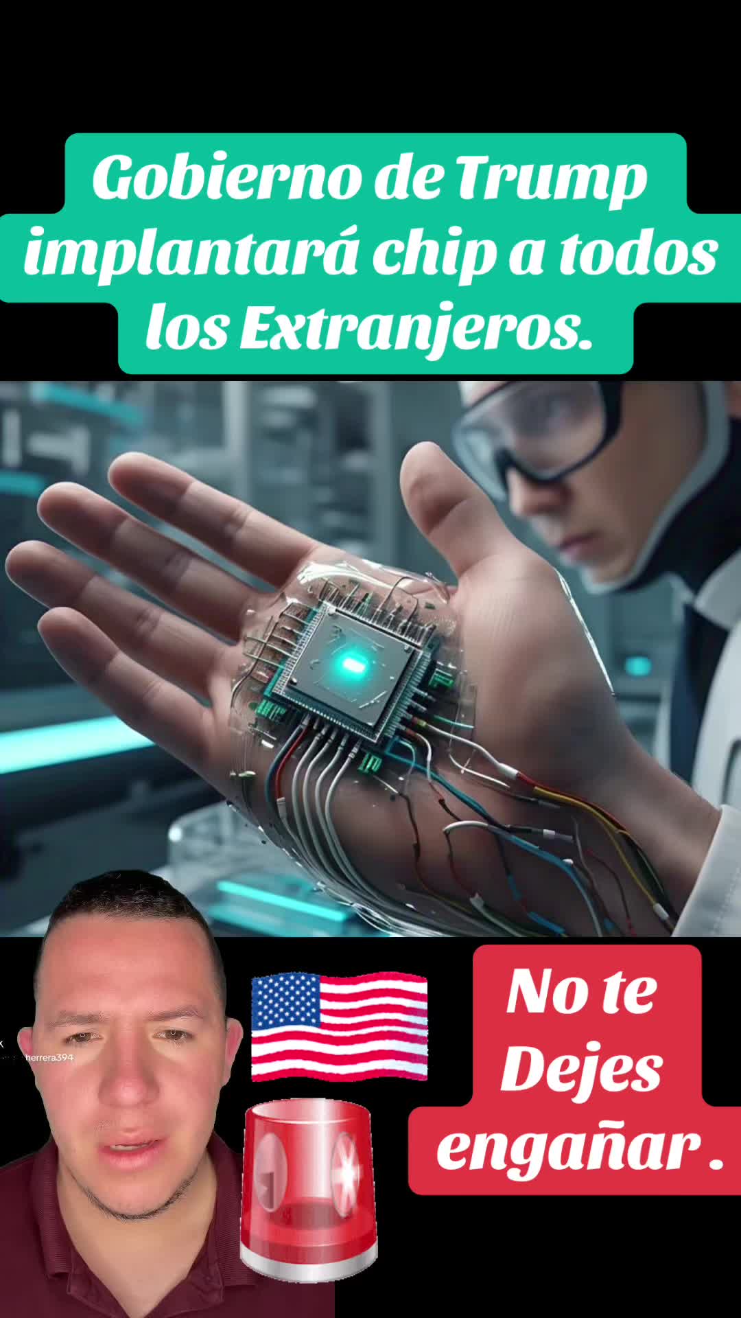 No, Estados Unidos no implementará chips de rastreo para inmigrantes.