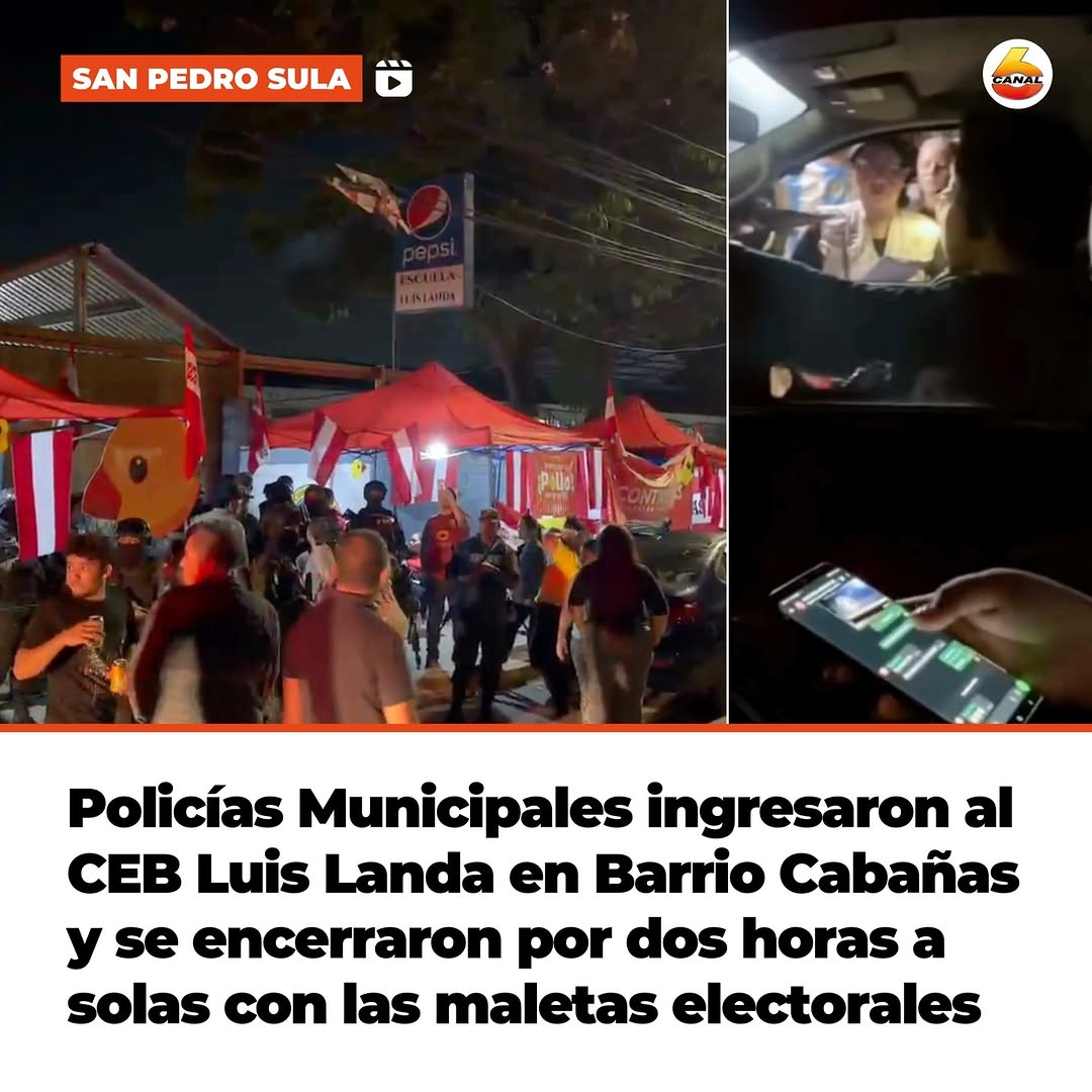 No, no existe evidencia oficial que unas maletas electorales fueran adulteradas.