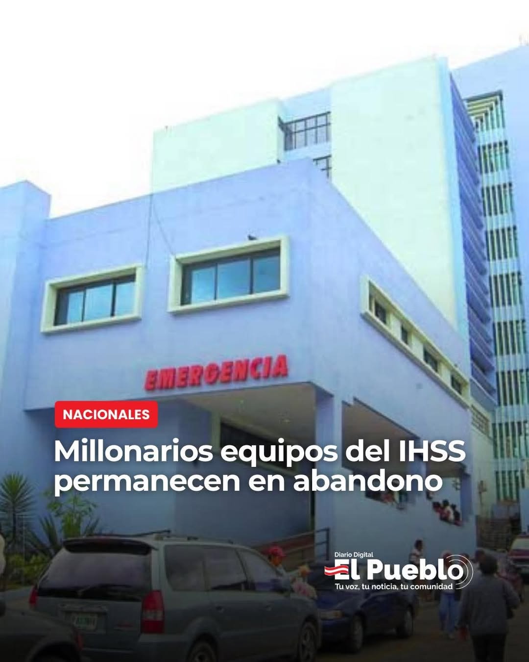 No, el equipo valorado en unos 700 millones de lempiras del IHSS no está abandonado