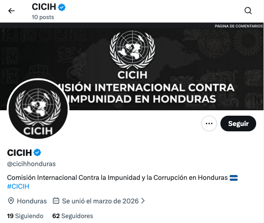 No, esta no es una cuenta relacionada a las Naciones Unidas en Honduras