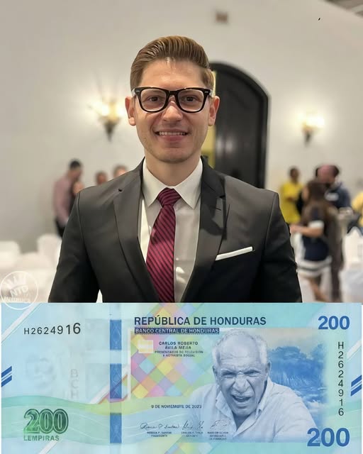 Falso que Rashid Mejía propuso a Nasry Asfura en billete de L200