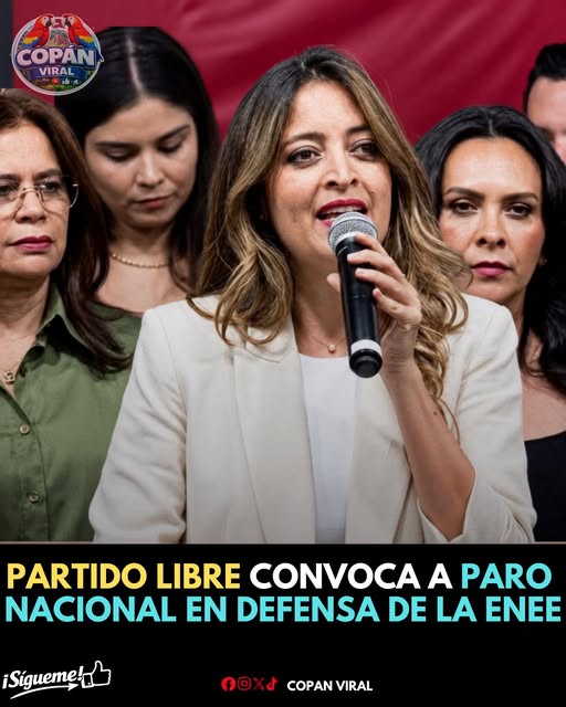 Sí, Partido Libre convocó a movilizaciones y planteó un paro nacional en defensa de la ENEE