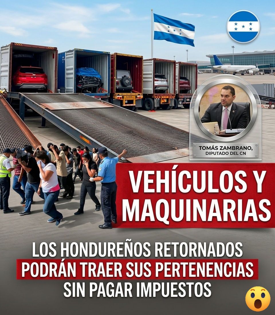 Si, el gobierno aprobó exoneraciones para que migrantes traigan vehículos y maquinaria sin pagar impuestos