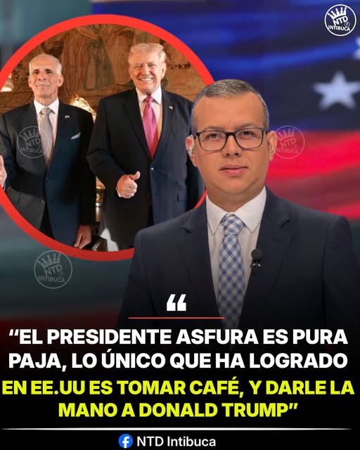 Sí, Cáceres dijo que Asfura solo va a EUA a tomar café con Trump ante fin del TPS