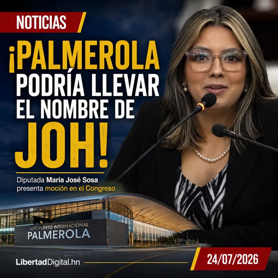 No, diputada Sosa no propuso cambiar el nombre de Palmerola por el de JOH